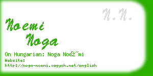 noemi noga business card